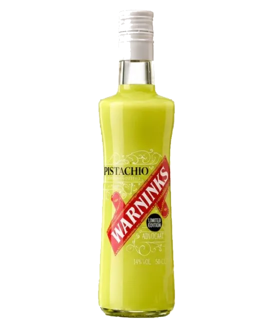 Warninks Pistachio White Chocolate, fles bij slijterij t Bockje in Bathmen