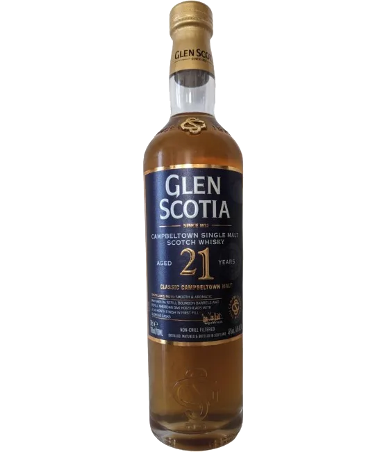 Glen Scotia 21 Years Old, fles bij slijterij t Bockje in Bathmen