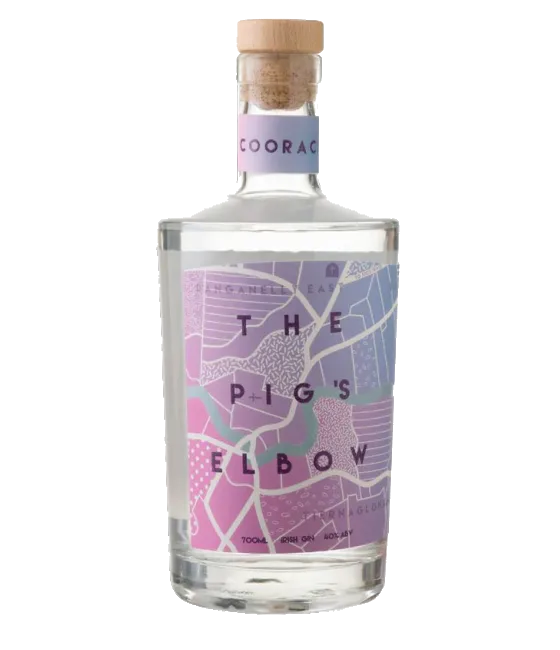 JJ Corry The Pig’s Elbow Irish Dry Gin, fles bij slijterij t Bockje in Bathmen