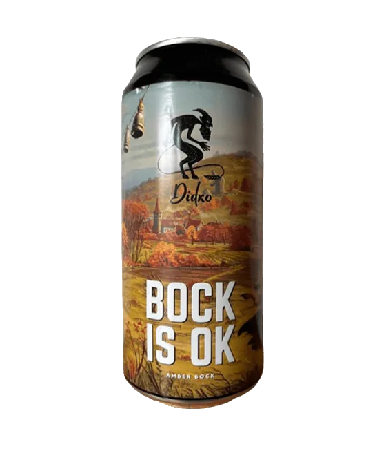 Didko Brwe Bock is OK, fles bij slijterij t Bockje in Bathmen