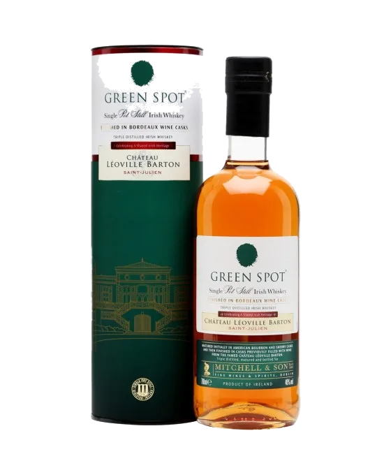 Green Spot Irish Whiskey Chateau Leoville Barton Finish, fles bij slijterij t Bockje in Bathmen
