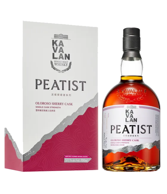 Kavalan Peatist Oloroso Sherry Cask, fles bij slijterij t Bockje in Bathmen