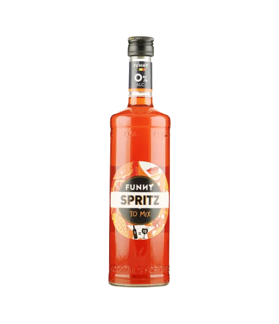 Funny Spritz alcoholvrij, fles bij slijterij t Bockje in Bathmen