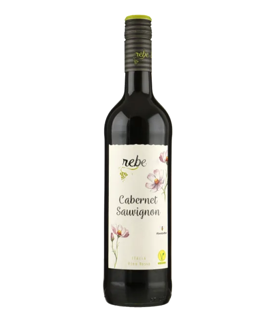 Rebe Cabernet Sauvignon, fles bij slijterij t Bockje in Bathmen