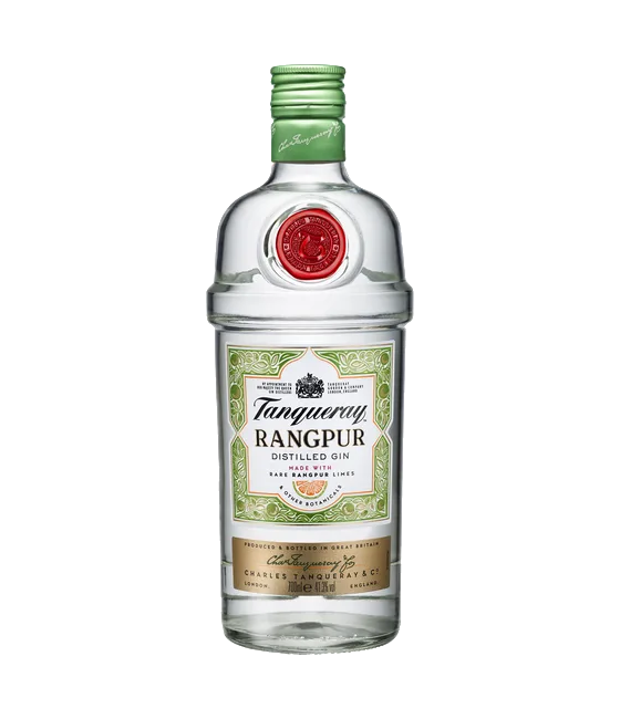 Tanqueray Rangpur Gin, fles bij slijterij t Bockje in Bathmen