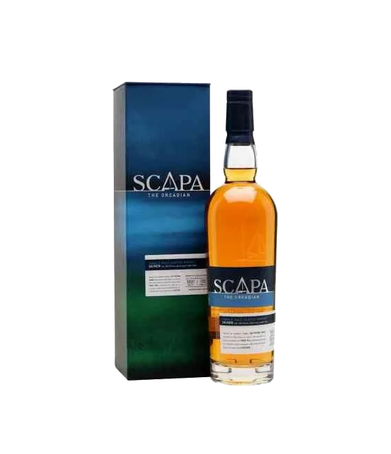 Scapa Skiren The Orcadian Orkney Single Maltwhisky NAS, fles bij slijterij t Bockje in Bathmen