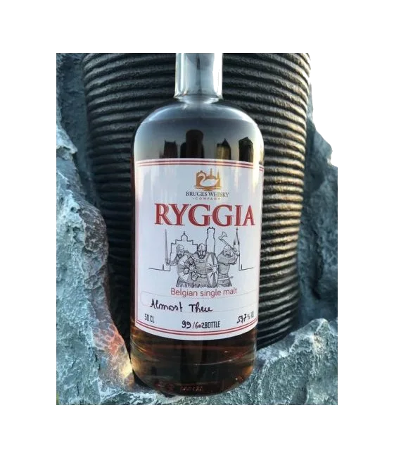 Bruges Whisky Company Ryggia Almost there…, fles bij slijterij t Bockje in Bathmen