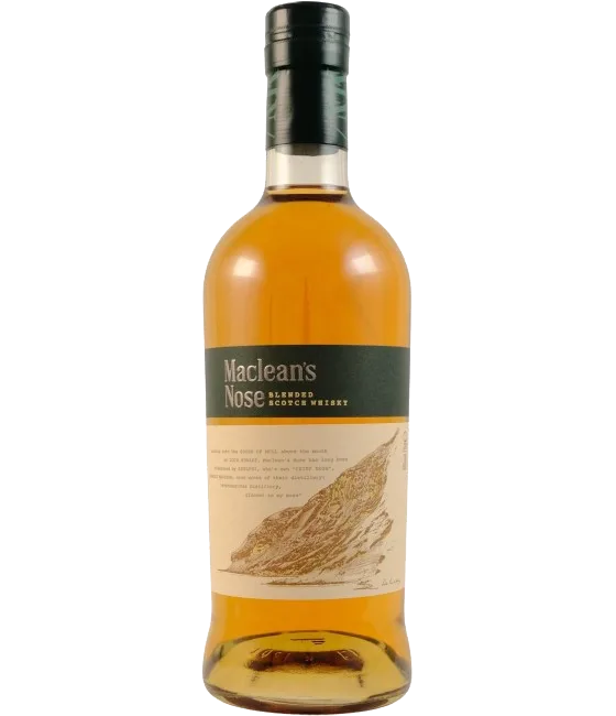 Maclean’s Nose Blended Scotch Whisky, fles bij slijterij t Bockje in Bathmen