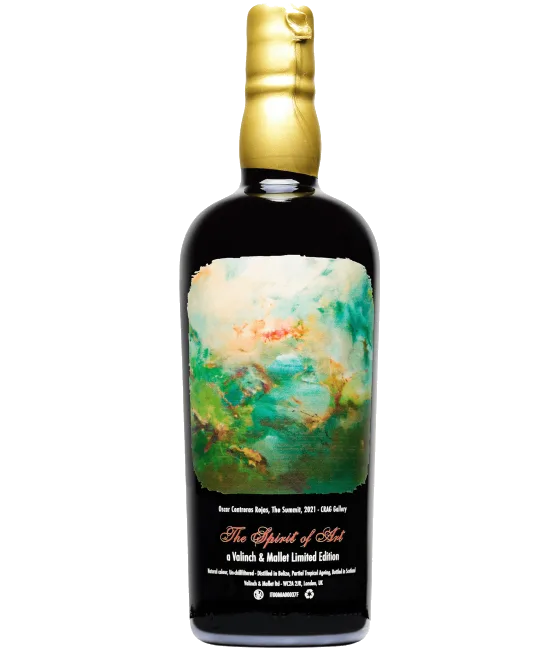 Valinch & Mallet The Spirit of Art – Oscar Isaias Contreras Rojas – Travellers-Belize 16Y 2006 #3, fles bij slijterij t Bockje in Bathmen
