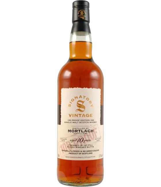 Signatory Vintage Mortlach 2016 100 Proof Edition #84