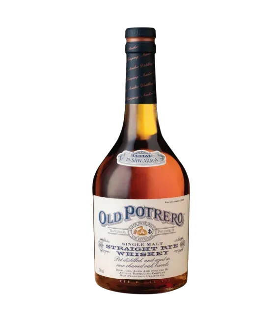 Old Potrero 18th Century Style Rye Whisky, fles bij slijterij t Bockje in Bathmen