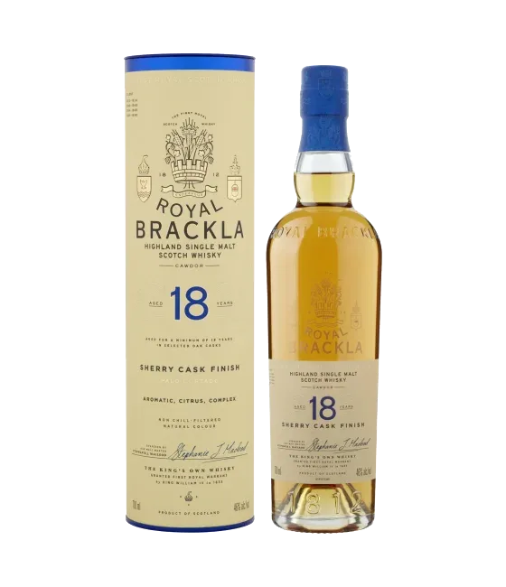 Royal Brackla 18 Years Old, fles bij slijterij t Bockje in Bathmen