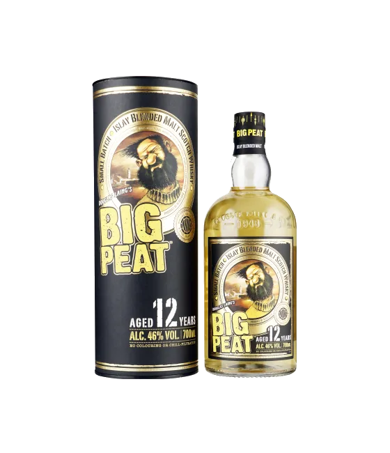 Big Peat 12 Years Old Islay Blended Malt Scotch Whisky 46%, fles bij slijterij t Bockje in Bathmen