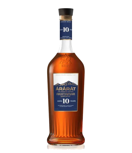 Ararat 10 Years Old Akhtamar, fles bij slijterij t Bockje in Bathmen
