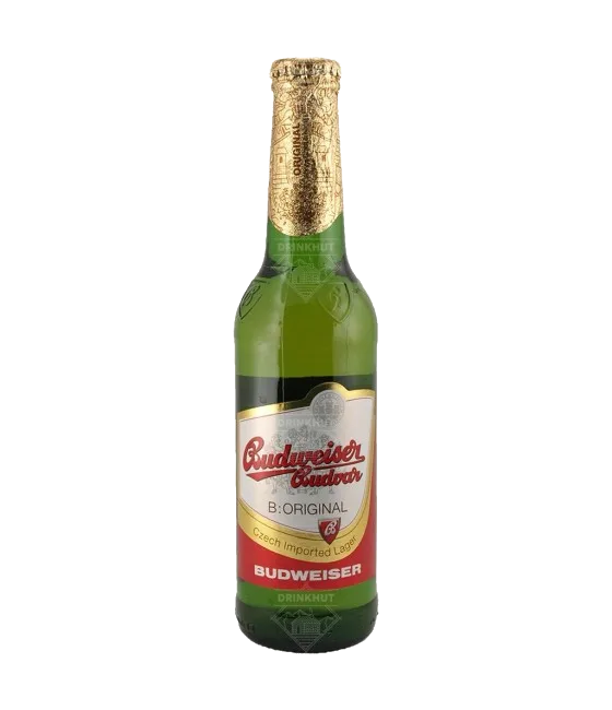 BUDWEISER budvar, fles bij slijterij t Bockje in Bathmen