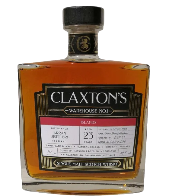 Claxton’s Warehouse No.1 Arran 1998 23 Years Old