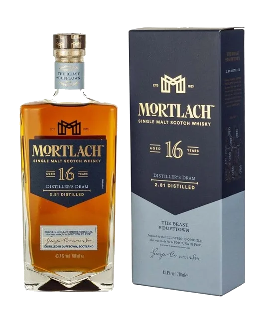 Mortlach 16 years ‘Distiller’s Dram’, fles bij slijterij t Bockje in Bathmen