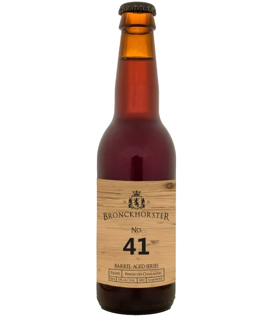 Bronckhorster BA No.41 Tripel – Pineau des Charantes, fles bij slijterij t Bockje in Bathmen