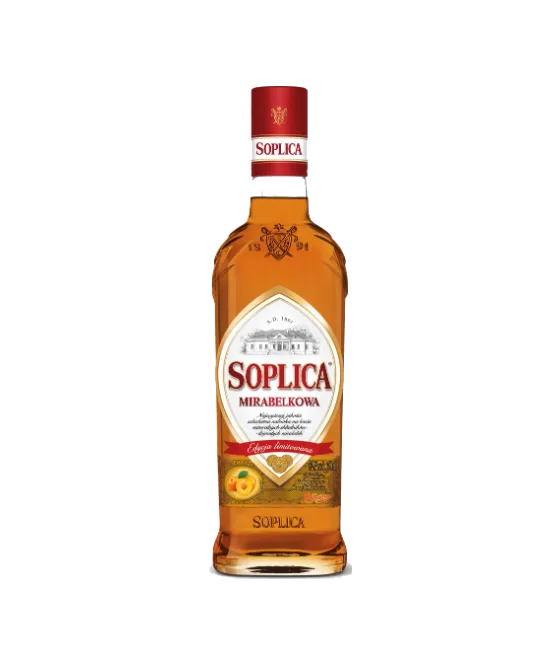 Soplica Mirabelkowa, fles bij slijterij t Bockje in Bathmen