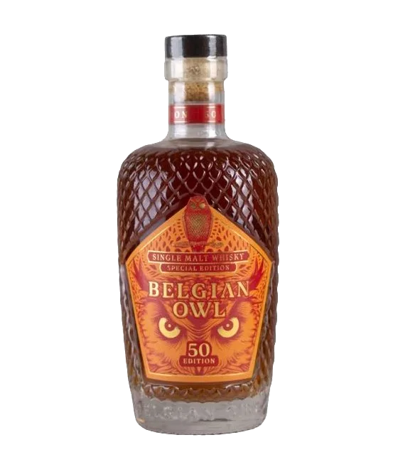 Belgian Owl Fifty Edition, fles bij slijterij t Bockje in Bathmen
