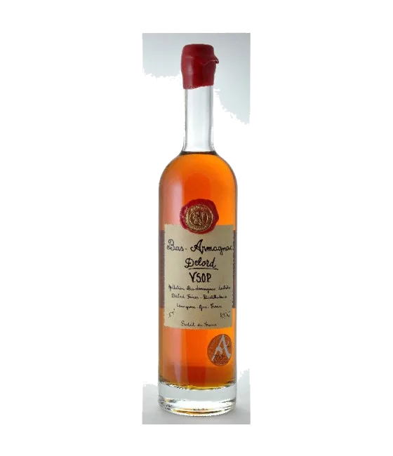Armagnac Delord VSOP 5 Years Old, fles bij slijterij t Bockje in Bathmen