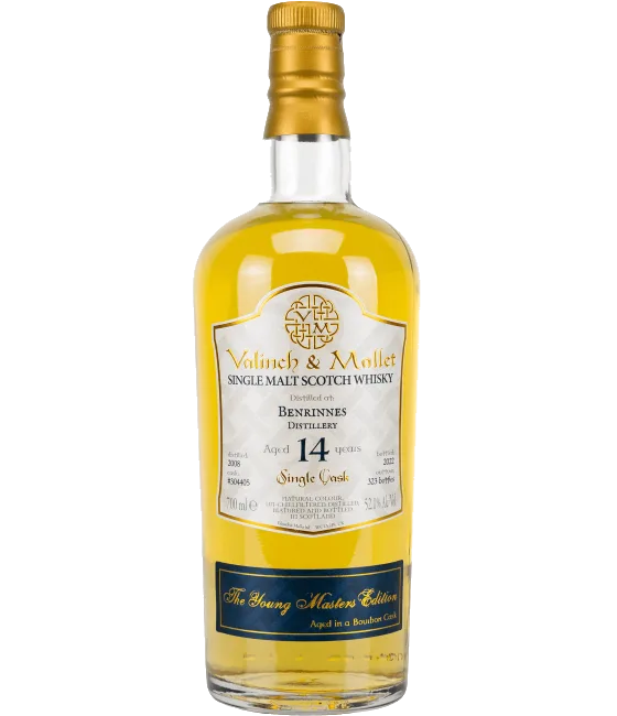 Valinch & Mallet The Young Masters Benrinnes 14Y 2008 #304405, fles bij slijterij t Bockje in Bathmen