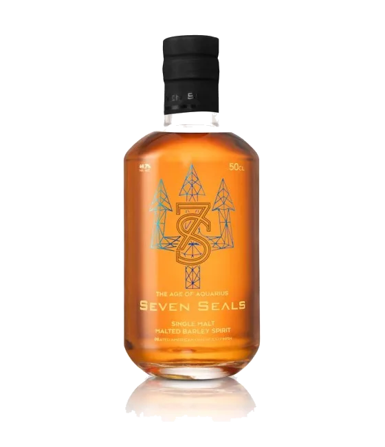 Seven Seals The Age of Aquarius, fles bij slijterij t Bockje in Bathmen