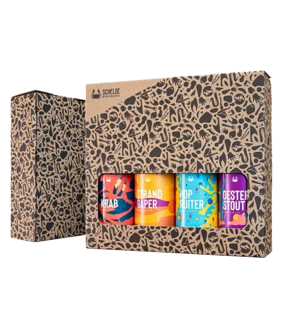 Scheldebrouwerij Geschenkverpakking, fles bij slijterij t Bockje in Bathmen