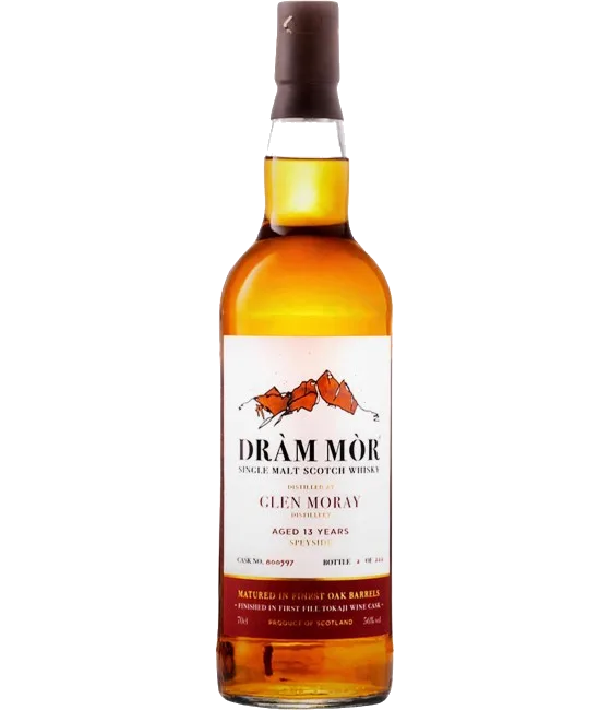 Dram Mor Glen Moray 13 Years Old Speyside, fles bij slijterij t Bockje in Bathmen
