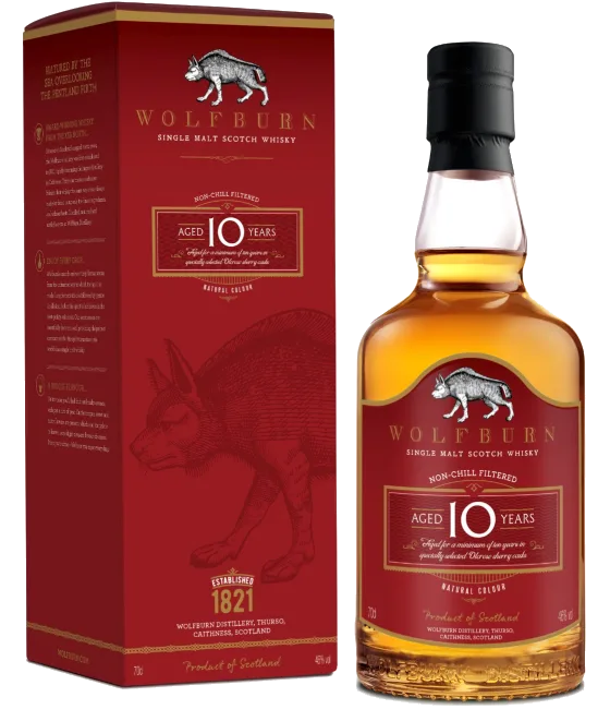 Wolfburn 10 Years Old Oloroso Sherry Cask, fles bij slijterij t Bockje in Bathmen