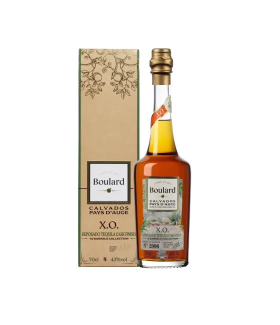 Boulard XO Calvados Reposado Tequila Cask Finish, fles bij slijterij t Bockje in Bathmen