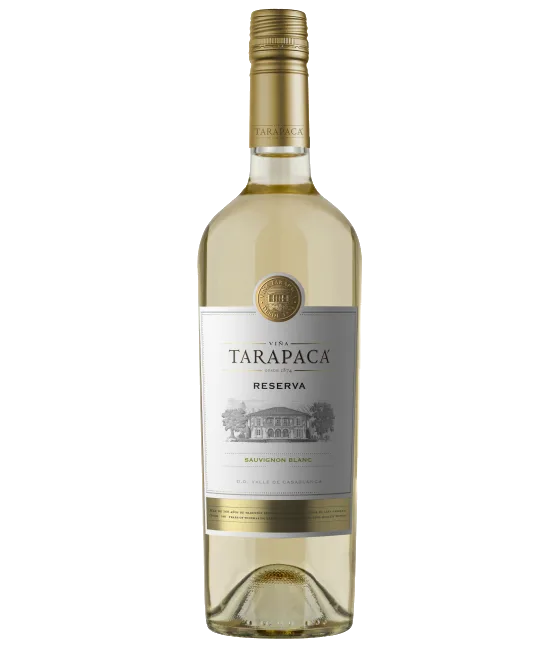 Tarapacá Reserva Sauvignon blanc, fles bij slijterij t Bockje in Bathmen