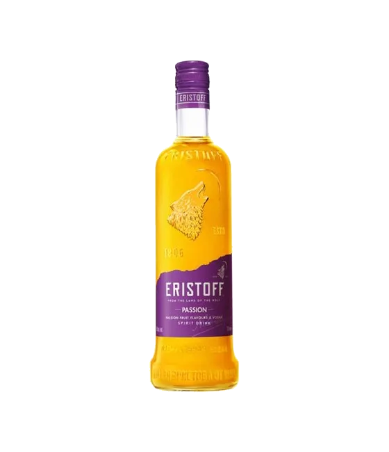 Eristoff Passion, fles bij slijterij t Bockje in Bathmen