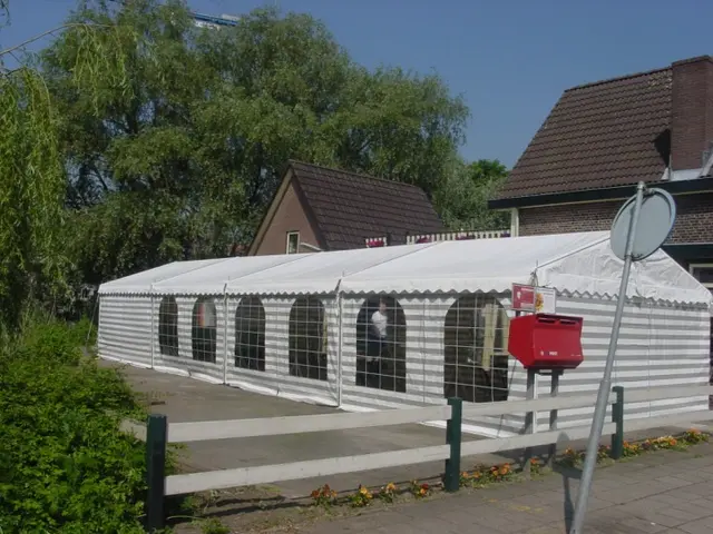 Foto van partytenten van 5 meter breed, foto 4 van 13
