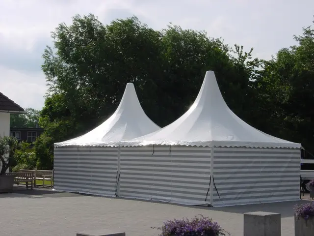 Pagodetent 5 × 5 meter, foto 1 van 8