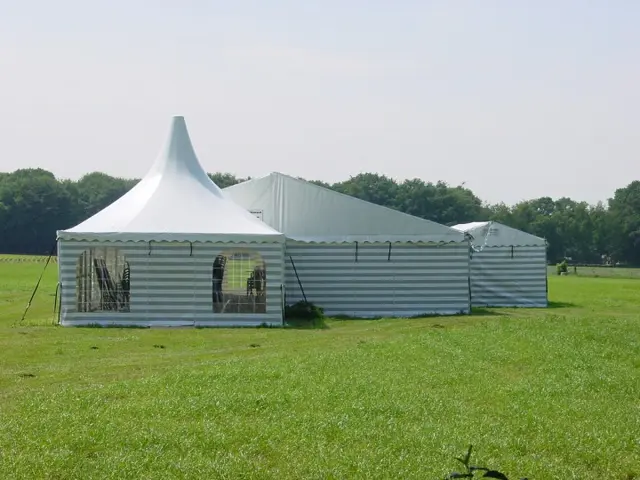 Pagodetent 5 × 5 meter, foto 4 van 8