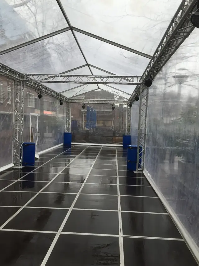 Partytent met transparant dak, foto 6 van 8