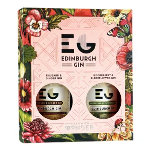 Edinburgh Gin Gin set met twee smaken