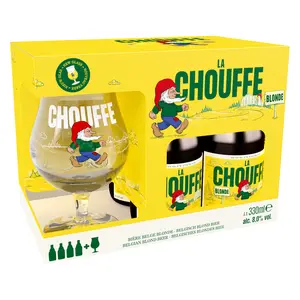La Chouffe estuche de regalo con vaso