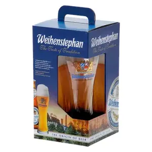 Weihenstephaner estuche de regalo con vaso