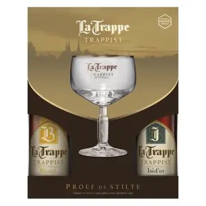 La Trappe estuche de regalo con vaso
