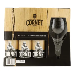 Cornet Giftpack met zes flesjes en twee glazen