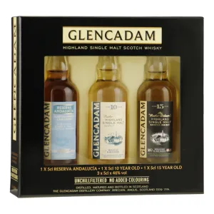 Glencadam Miniset Andalucia, 10 en 15 jaar