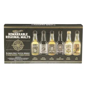 Remarkable Regional Malts Minipack met zes miniaturen